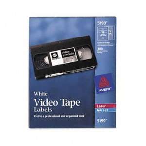   Tape Media Labels LABEL,F/VIDEO CASS,10SH (Pack of2)