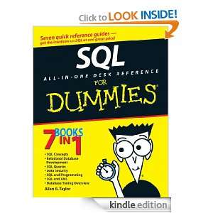 SQL All in One Desk Reference For Dummies Allen G. Taylor  