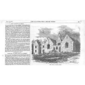    New Central Schools Jersey Antique Print 1858
