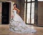 White Wedding Dress Bridal Gown Stock Sz 8 16  