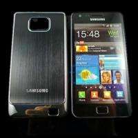 Luxury Metal Hard Case Samsung Galaxy S2 i9100#SA72 BLK  