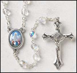 OUR LADY OF FATIMA SHRINE ROSARY BEADS FROM ROME!!  
