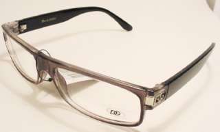 Designer DG Clear Lens Glasses Optical Quality Frames Logo on Arms 