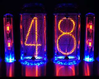 Example of use! Remark: The Nixie clock case and IN 18 Nixie tubes 
