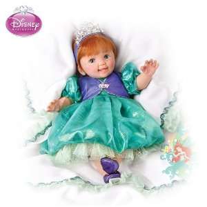   : Lifelike Musical Baby Doll in Princess Ariel Outfit: Toys & Games