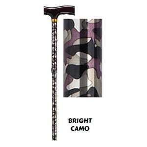  Aluminum Folding Cane, Bright Camo Design