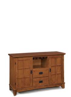 Home Styles Arts & Crafts Cottage Oak Dining Buffet & Hutch  