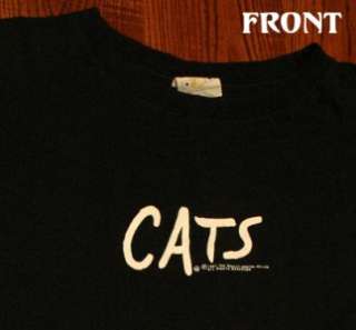 Rare True Vintage 1981 Cats Musical Broadway T Shirt XL  