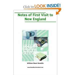  Notes of First Visit to New England (9781425002329 