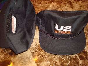 U2 RATTLE AND HUM 80S HAT CAP VINTAGE SNAPBACK  