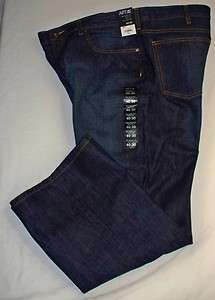 GREAT LOOKING CLASSIC NEW APT. 9 RELAXED FIT BOOT LEG BLUE DENIM JEANS 