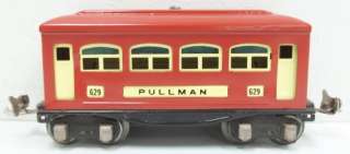 Lionel 629 Prewar Tinplate Pullman Coach Car (Restored)  