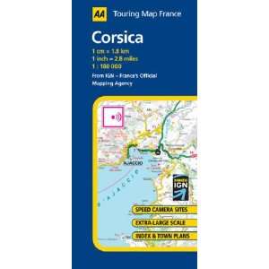  Corsica (AA Road Map France) (9780749551421) AA 