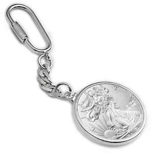  2012 1 oz Silver American Eagle Key Ring 