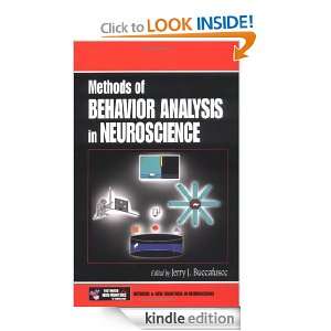 Methods of Behavior Analysis in Neuroscience (Frontiers in 