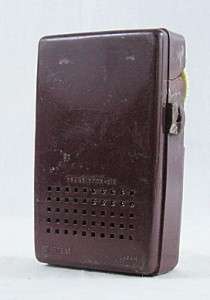 Vintage Polyrad KR 6TS35 6 Transistor AM Radio  