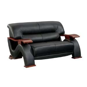  Global Furniture Leather Loveseat 2033 L: Office Products