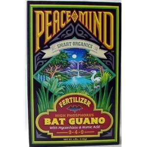   Peace of Mind High Phosphorus Bat Guano. 4 lb Patio, Lawn & Garden
