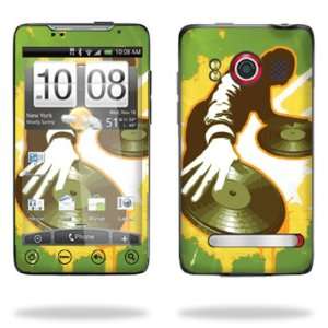   Vinyl Skin Decal for HTC EVO 4G   Sonic DJ Cell Phones & Accessories