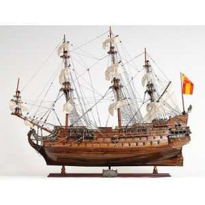   Felipe Spanish Galleon Wooden Tall Ship Model 28 Boat