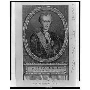  1787 Gustavus,Gustav III, King of Sweden
