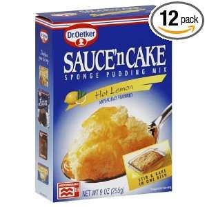 Dr. Oetker Sauce N Cake, Hot Lemon, 9 Ounce (Pack of 12)  