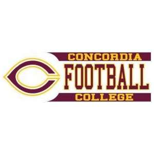   CONCORDIA COLLEGE FOOTBALL WITH LOGO BAR SERIES   9 x 3.1 Sports