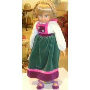  Girl In Green Dress 21 Inch Cr Club Collector Doll Toys & Games