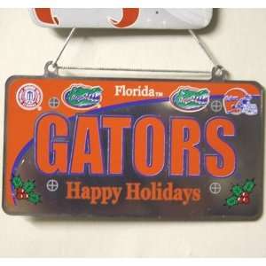  Florida Gators NCAA License Plate Christmas Ornament 