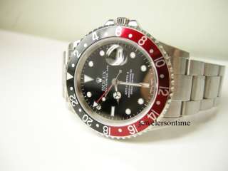 Rolex SS GMT Master II ref 16710 A serial SEL band with papers 2yr 