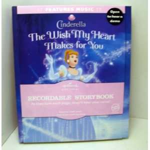  Hallmark Recordable Book KOB9050 Disneys Cinderella 