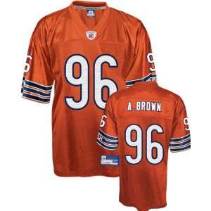 Alex Brown Youth Jersey Reebok Orange Replica #96 Chicago Bears 