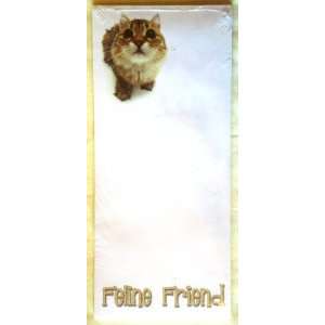 Feline Friend Cat Magnetic Notepad