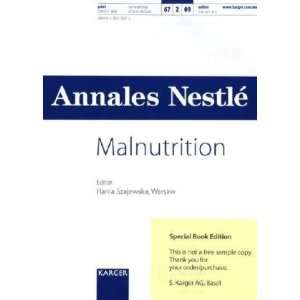  Malnutrition Special Issue Annales Nestle 2009 