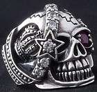   ring sterling 925 pirate treasure biker ring keith richards  