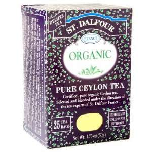     Organic Black Tea, Pure Ceylon, 25 bags: Health & Personal Care