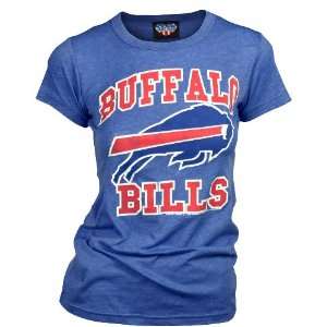  Buffalo Bills Womens Retro Vintage T Shirt: Sports 