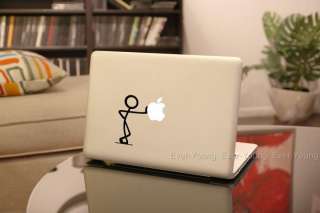 Push MacBook Air/Pro Stickers Apple laptop Vinyl Decal Humor art Skins 