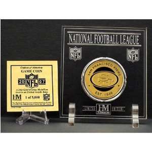  San Francisco 49ers 24kt Gold Game Coin: Sports & Outdoors