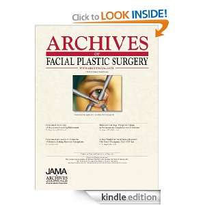 Archives of Facial Plastic Surgery (Sep/Oct 2010): JAMA and Archives 