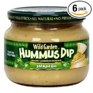 Wild Garden Hummus, Jalapeno, 13 Ounce (Pack of 6)  