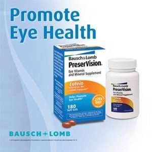 Bausch & Lomb PreserVision Lutein Eye Vitamin   180 ct.  