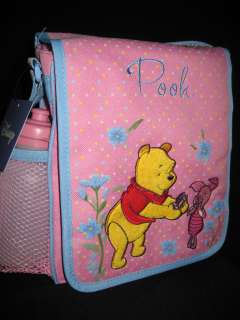 Disney Winnie the Pooh Insulated Lunch Bags Set Girls Pink Xmas Gifts 