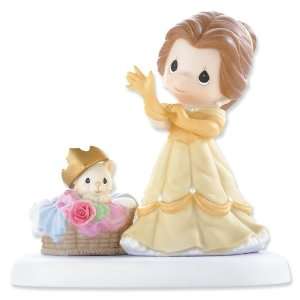    Precious Moments Disney Girl Dressed as Belle Figurine Jewelry