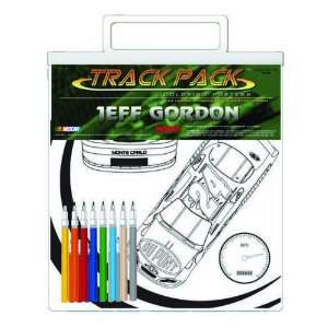   24 Jeff Gordon Track Pack Coloring Pages (12x14)