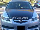 04 08 Acura TL Head Light overlays Light Smoke tint. Pre cut self 