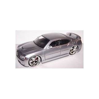   Scale Diecast Big Time Muscle 2006 Dodge Charger Srt8 in Color Silver