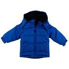 NEW With TAGS LONDON FOG Boys BLUE Winter Puffer Coat With Faux Fur 