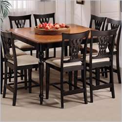 Hillsdale Embassy Counter Height Cherry Finish Dining Table 