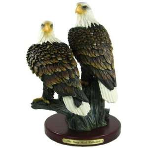  Eagles Standing in Tree Figurine